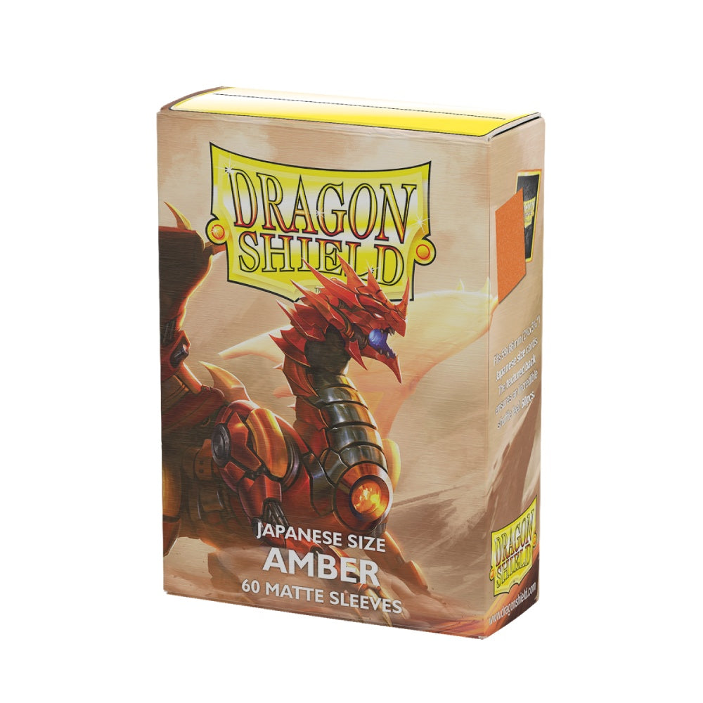 Dragon Shield: Japanese Size Sleeves - Matte - Amber