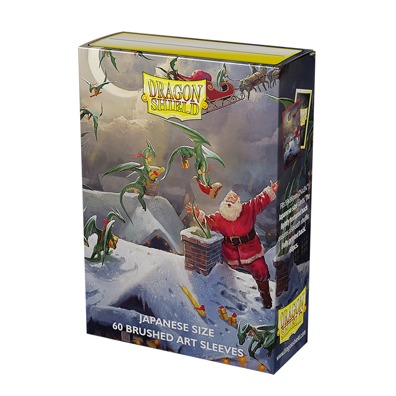 Dragon Shield: Japanese Size Sleeves - Brushed Art - Christmas 2023