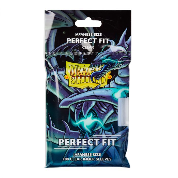 Dragon Shield: Perfect Fit Japanese Size Inner Sleeves - Clear