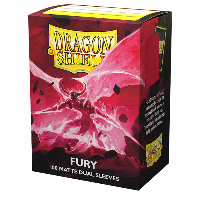 Dragon Shield: Sleeves - Matte Dual - Fury (Alaric, Crimson King)