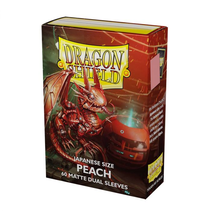 Dragon Shield: Japanese Size Sleeves - Matte Dual - Peach (Piip)