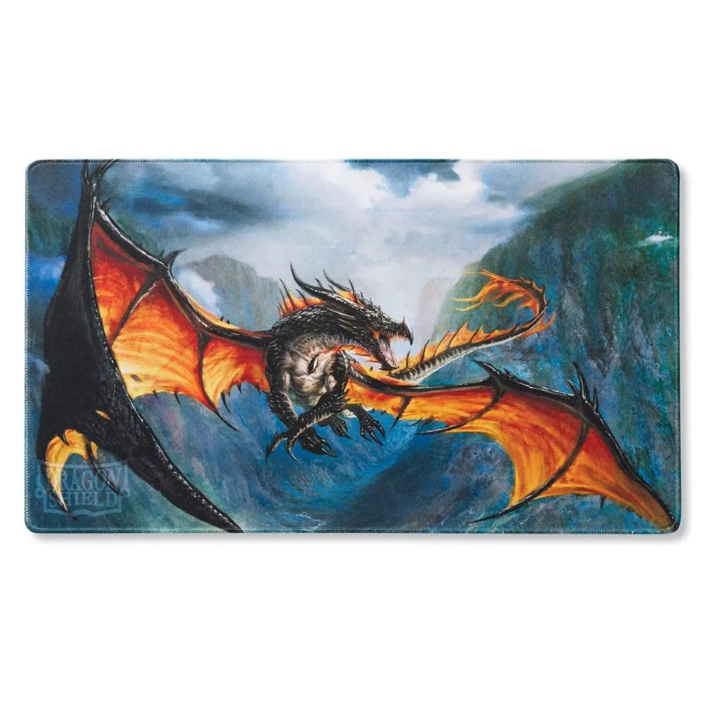 Dragon Shield: Playmat - Case & Coin - Black (Amina, Harbinger of Destiny)
