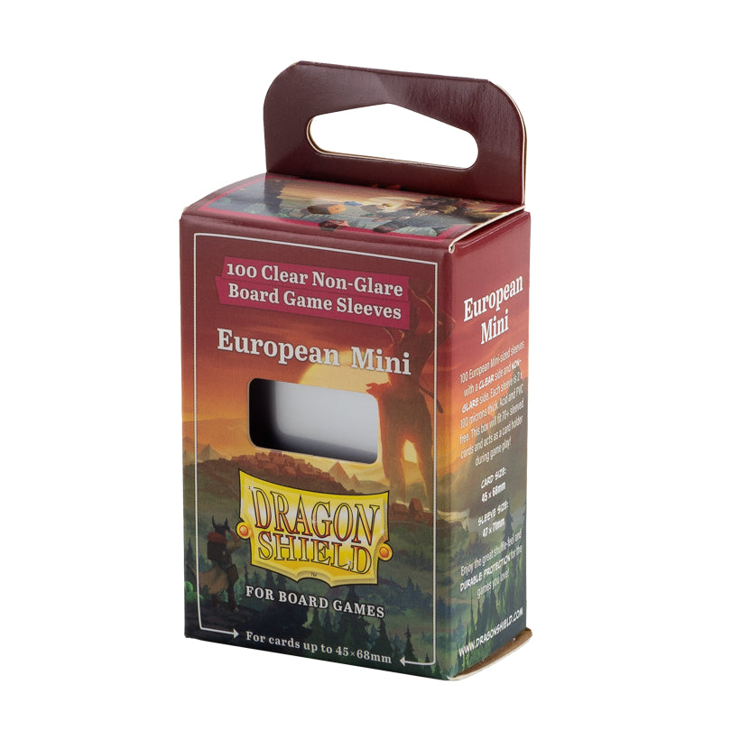 Dragon Shield: Board Game Sleeves - Clear Non-Glare - European Mini