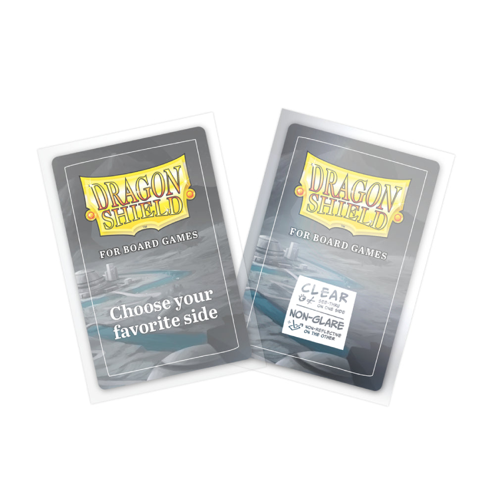 Dragon Shield: Board Game Sleeves - Clear Non-Glare - European Mini