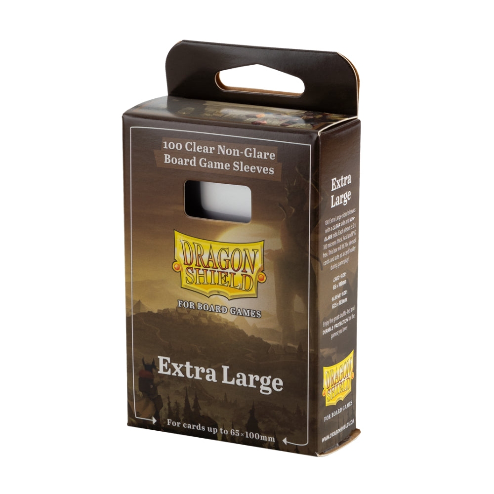 Dragon Shield: Board Game Sleeves - Clear Non-Glare - Extra Large