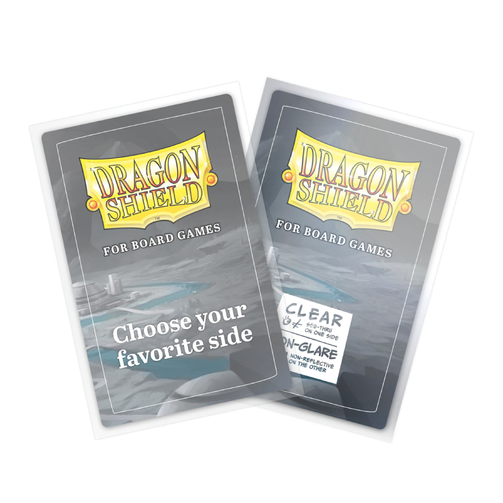 Dragon Shield: Board Game Sleeves - Clear Non-Glare - Extra Large