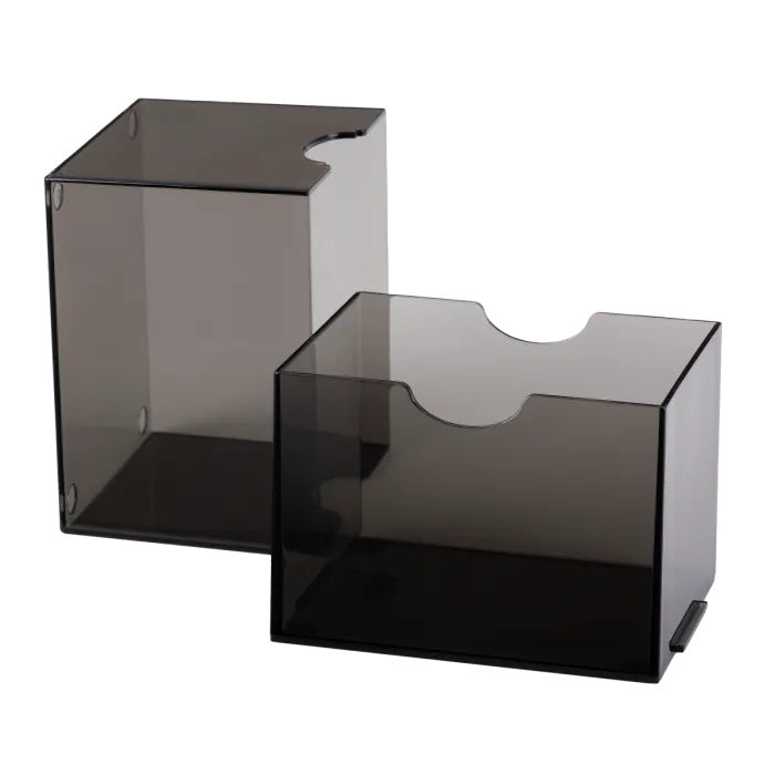 Dragon Shield: Deck Box - Strongbox - Clear: Black - Card Sleeves