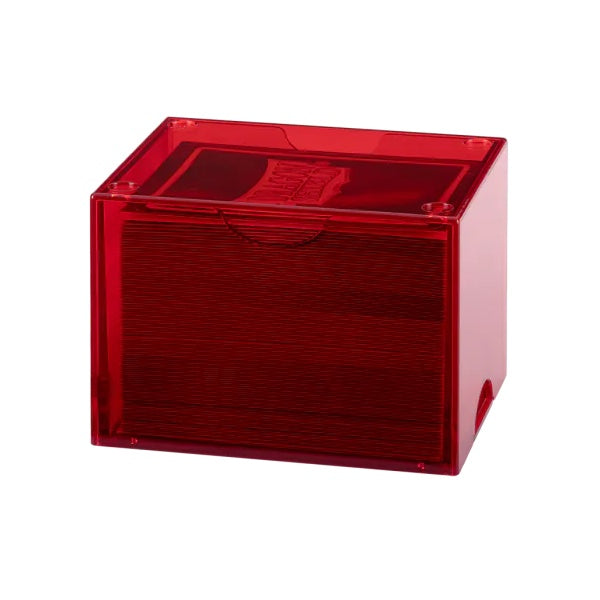 Dragon Shield: Deck Box - Strongbox - Clear: Red