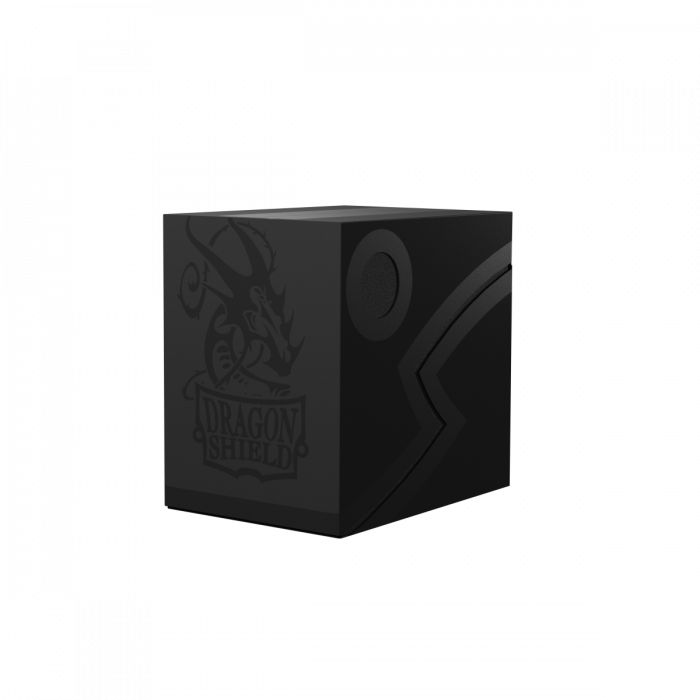 Dragon Shield: Deck Box - Double Shell - Shadow Black/Black
