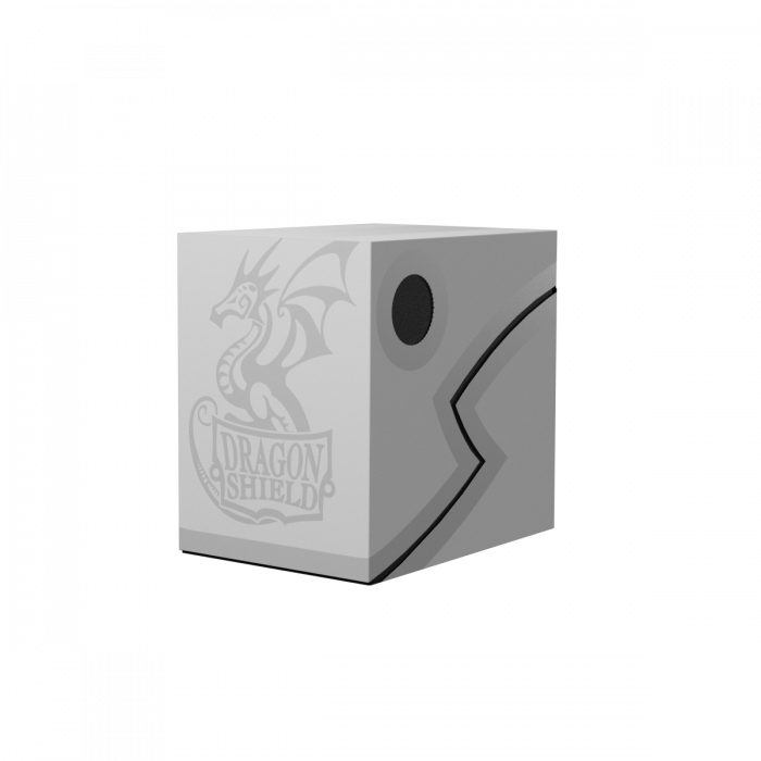 Dragon Shield: Deck Box - Double Shell - Ashen White/Black