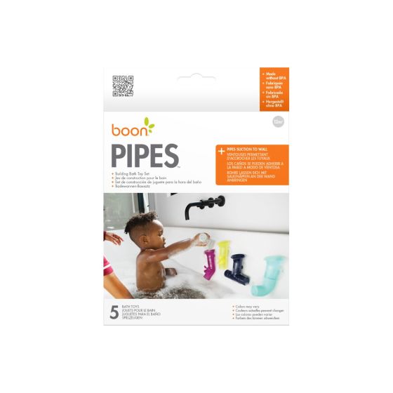 Pipes Bath Toy - Navy/Yellow - Boon