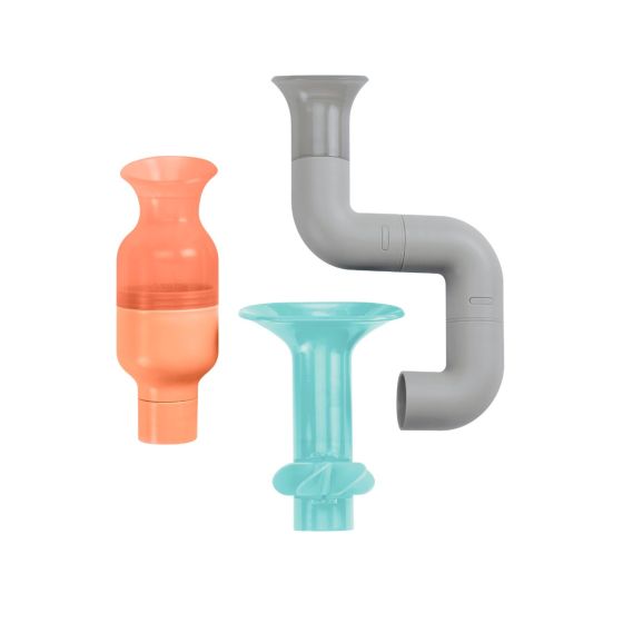 Tubes Bath Toy - Coral/Multi - Boon