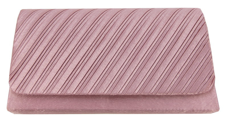 Crinkle Evening Bag - Pink