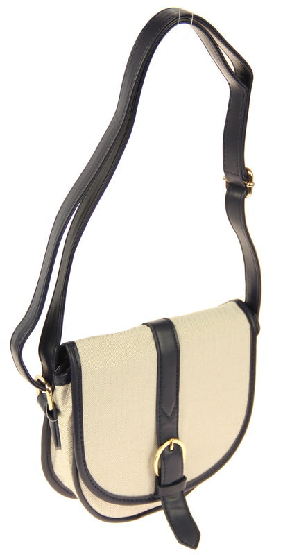 Handbag Half Round with Buckle Bag - Navy