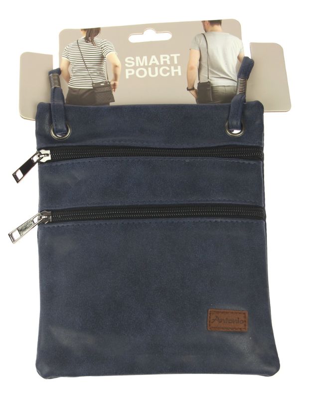 PU Compartment Bag (Navy)