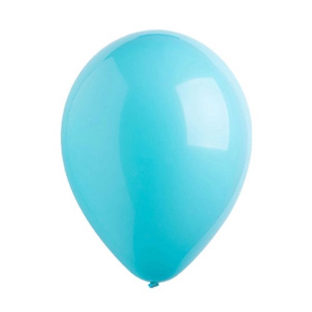 Latex Balloons 30cm Bulk Pack 200CT Fashion Aqua - Pack of 200