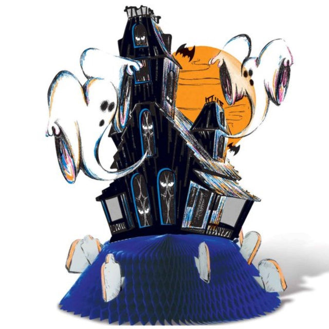 Beistle Vintage Halloween Centrepiece, 36cm, featuring classic Halloween motifs for festive table decor.