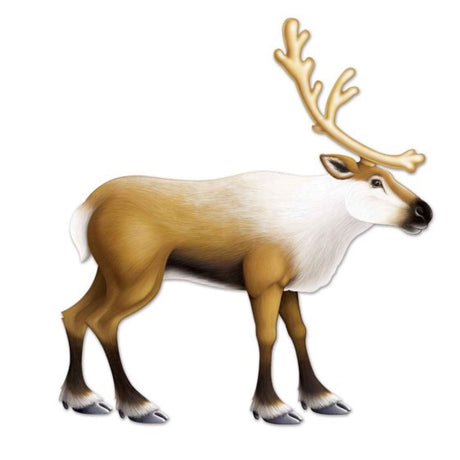 Beistle Jointed Reindeer decoration, 91cm, perfect for festive displays and capturing holiday cheer.