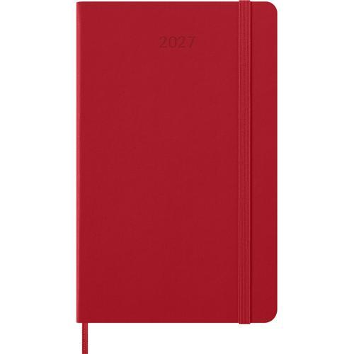 2027 Moleskine Daily Hardcover Large Scarlet Red 12-Month Diary