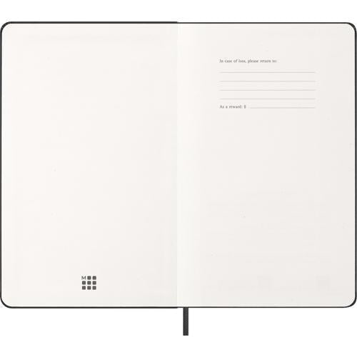 2027 Moleskine Weekly With Notes Hardcover Large Black 12-Month Diary