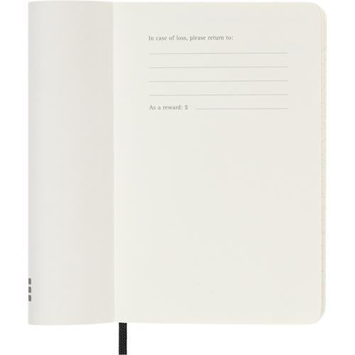 2027 Moleskine Weekly Horizontal Softcover Pocket Black 12-Month Diary