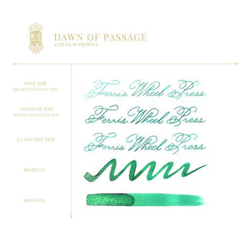 Fountain Pen Ink Dawn of Passage 85ml - Ferris Wheel Press FerriTales