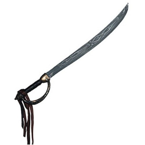 67cm flexible pirate sword with realistic design, safe for play, ideal for costumes and adventures.