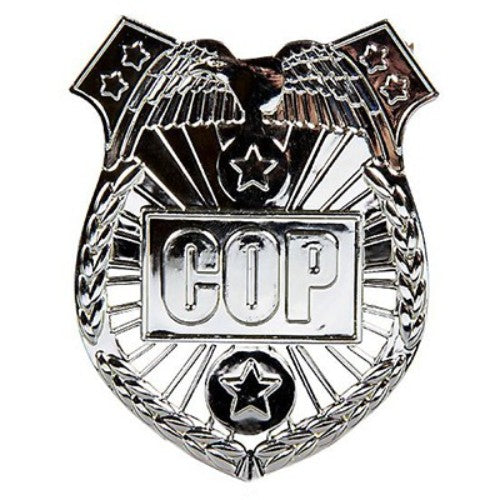 Careers Police Cop Badge Silver