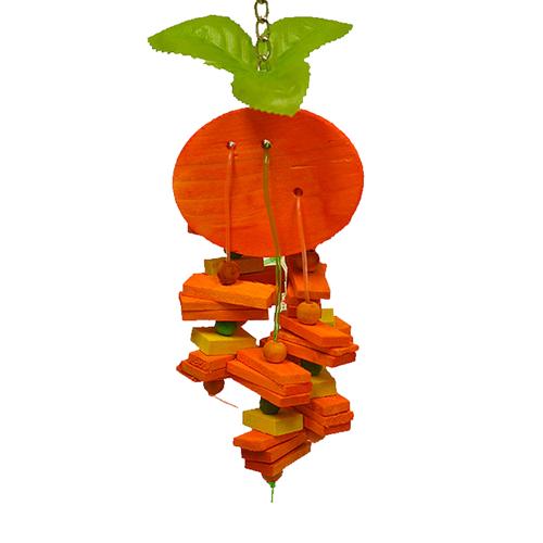 Bird Toy - Small Orange Bird Toy 16cm