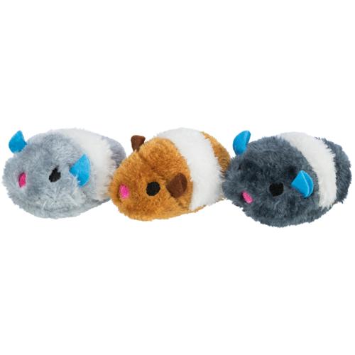 Plush Wriggly Mouse 8cm - 12pk