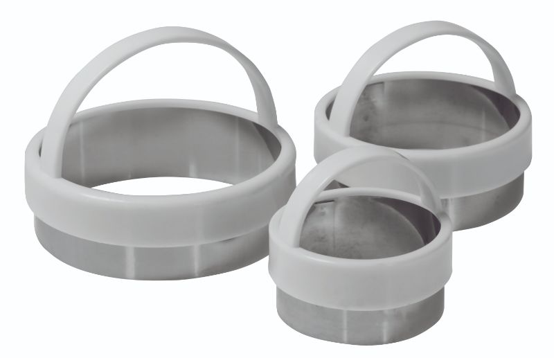 Avanti Straight Edge Cookie Cutters 3pce