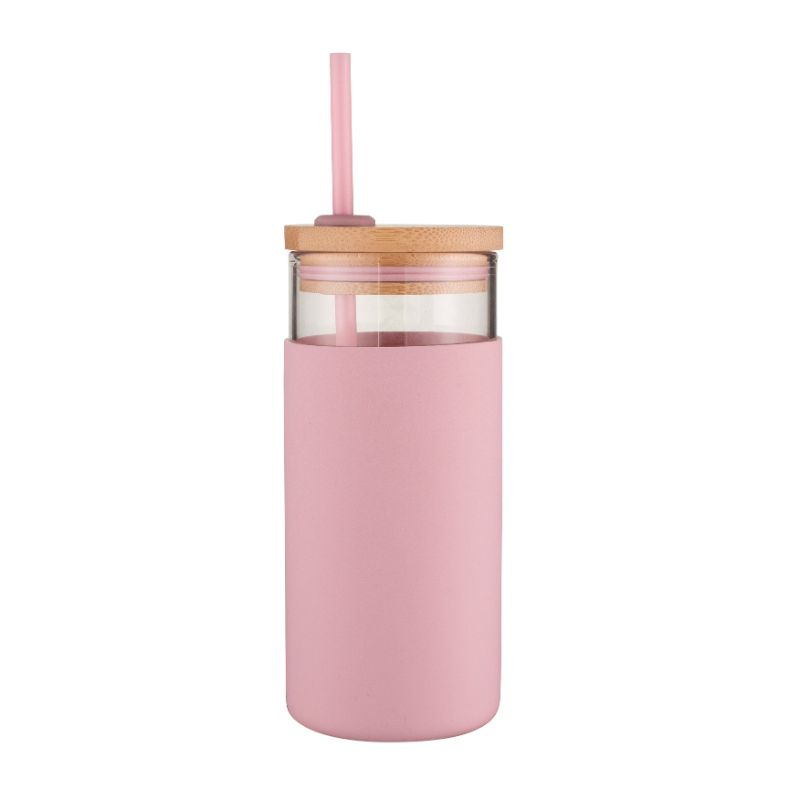 Avanti Glass Smoothie Tumbler 580ml Pink