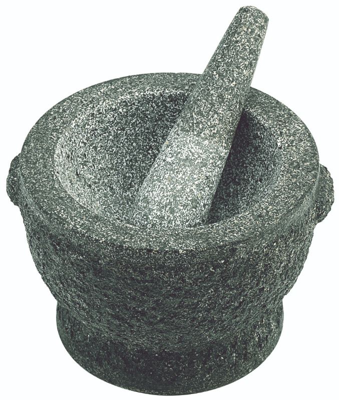 Rough Green Mortar and Pestle 20cm