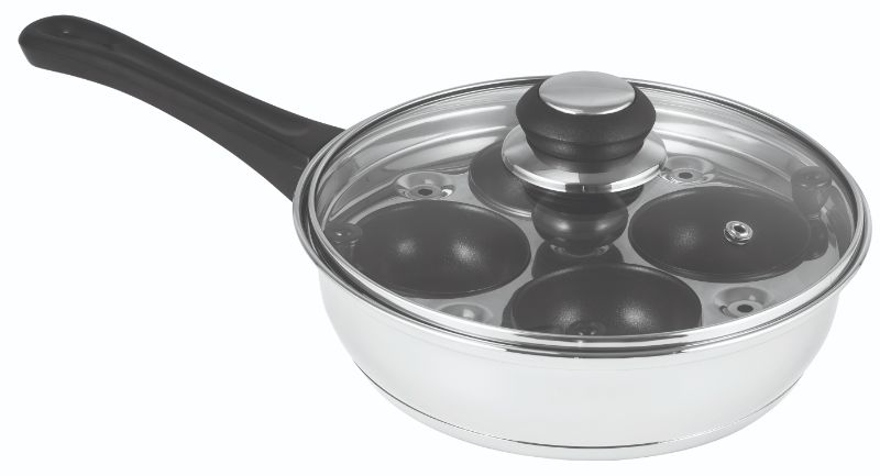 Avanti 4 Egg Poacher 20cm Non Stick Cups