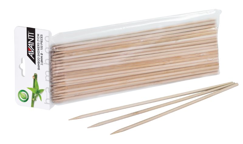 Avanti Bamboo Skewers 25cm 100pce Pack