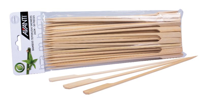 Avanti Bamboo Tepokushi Skewers 24cmX50Pack