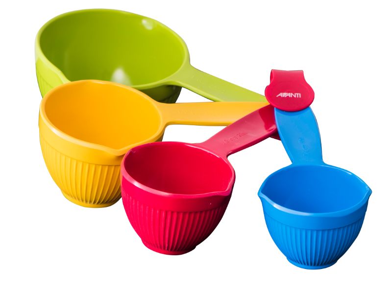 Avanti Ribbed Measuring Cups Primary