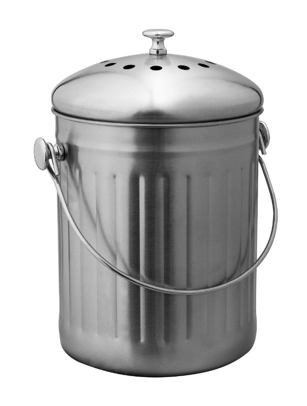 Avanti Compost Bin 5 Litre-Stainless