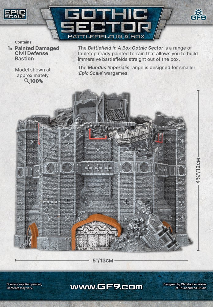Battlefield in a Box: Gothic Sector - Mundus Imperialis: Civil Defense Bastion