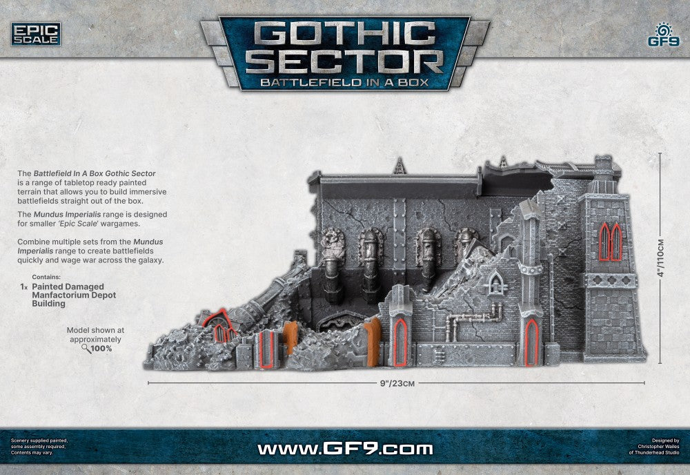Battlefield in a Box: Gothic Sector - Mundus Imperialis: Manufactorium Depot