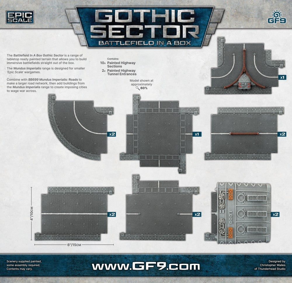 Battlefield in a Box: Gothic Sector - Mundus Imperialis: Highways