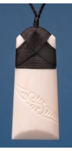 Pendant - Engraved Toki Pendant (Medium) - Kiwiana - Version 1