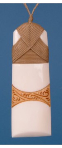 Pendant - Stained Toki (Large) - Kiwiana