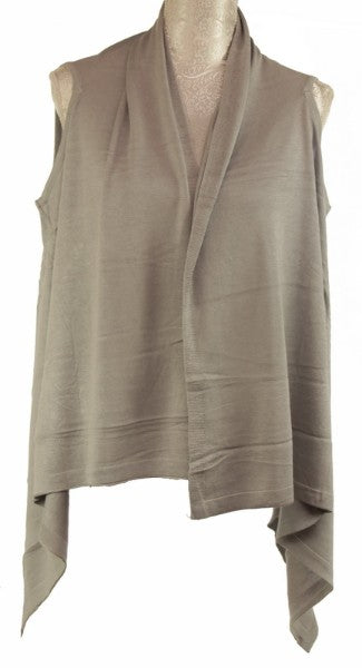 Sleeveless Cape - Grey