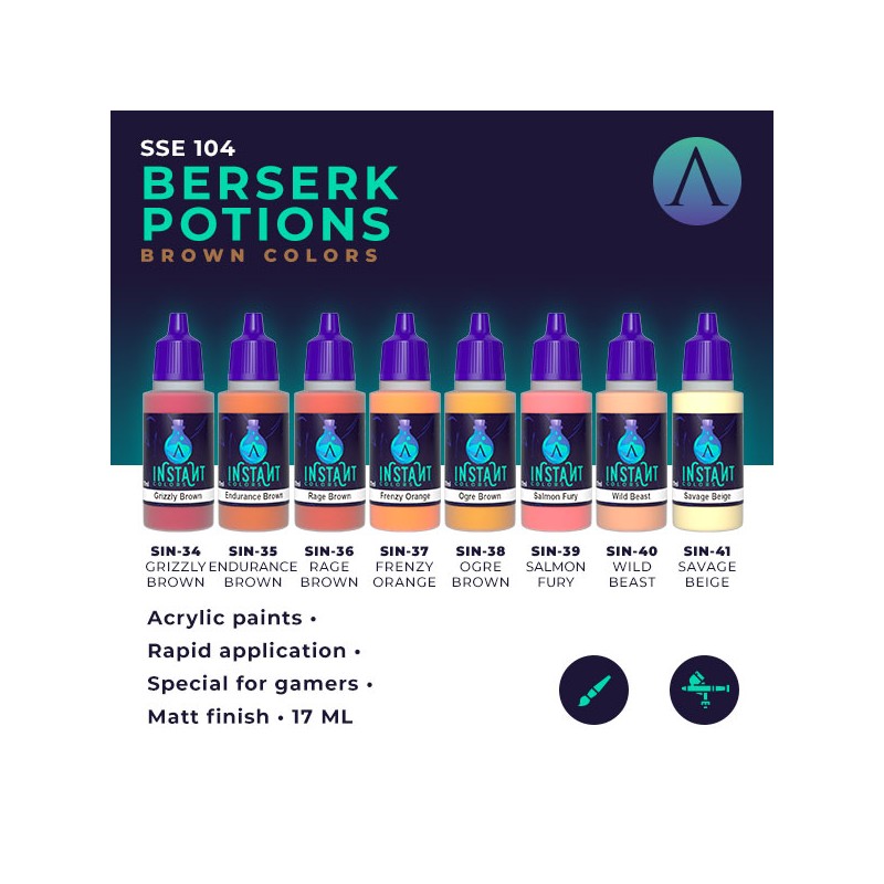 Scale 75 - Instant Colors - Berserk Potions Paint Set