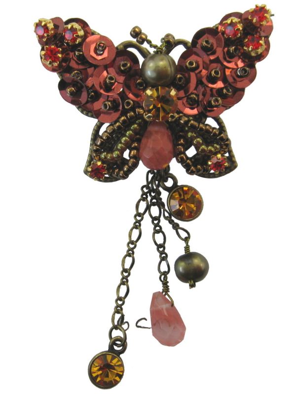 Brooch - Butterfly (Black)