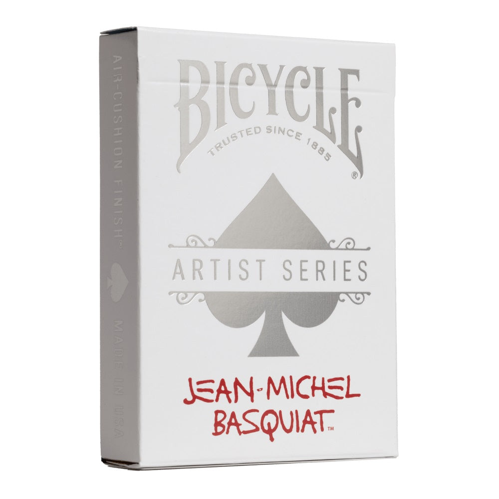 Bicycle Artist Series Jean-Michel Basquiat Red/Blue 2pk Boxed Set LIMITED SERIES