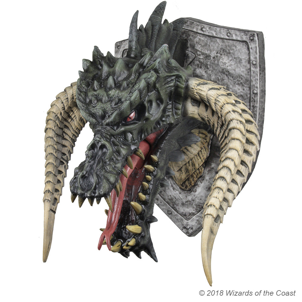 Dungeons & Dragons Black Dragon Head Trophy Plaque