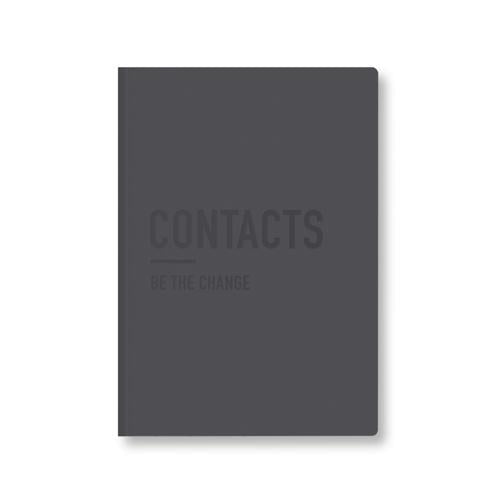 A5 Address Book Slate Letts Conscious