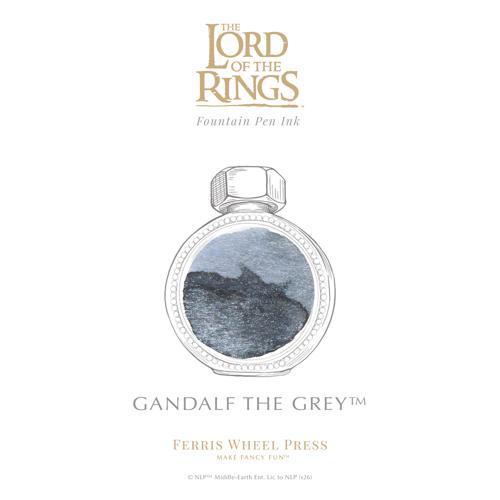 Fountain Pen Ink Lord of the Rings Gandalf the Grey 38ml Ferris Wheel Press
